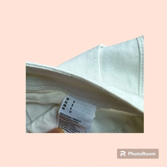 Americal Eagle Outfitters White Shorts | Super Stretch| Midi Size 8. - Picture 6 of 7